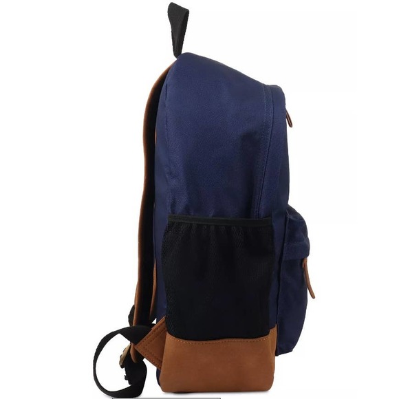 Sun + Stone Men's Riley Solid Classic Backpack Laptop Compatible Adj Straps NEW - Picture 3 of 5